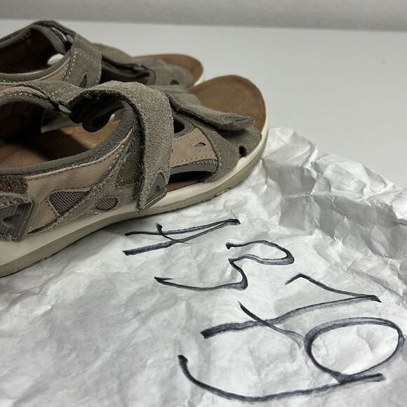 Hōtter Skylar Womens Light Beige Round Toe Casual Flat Sandals Size 9 M - Picture 12 of 12